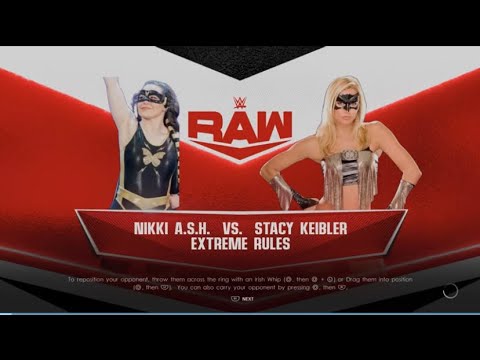 WWE 2K22 Super Stacy VS Nikki A.S.H