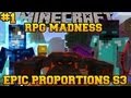 Minecraft : RPG MADNESS - An Epic World - Ep. 1 ...