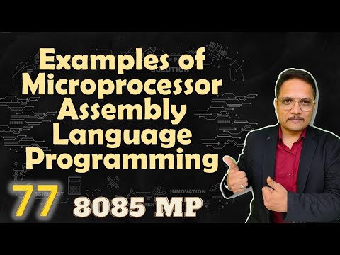 1 Examples of Microprocessor Assembly Language Programming