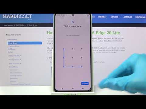 How to Add Screen Lock on MOTOROLA Edge 20 Lite - Set Password