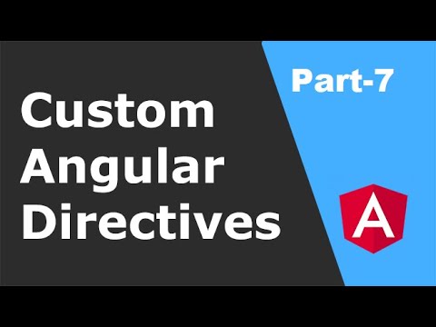 Angular Custom Directive Angular Tutorial Part 7