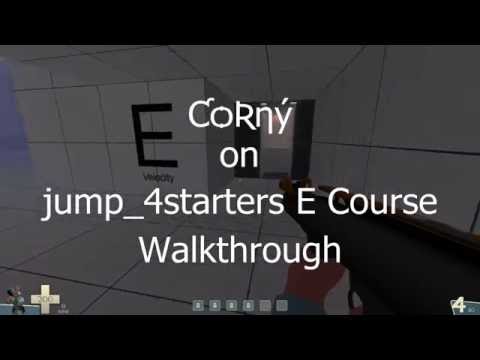 jump_4starters E Course TF2 Jump Soldier Walkthrough