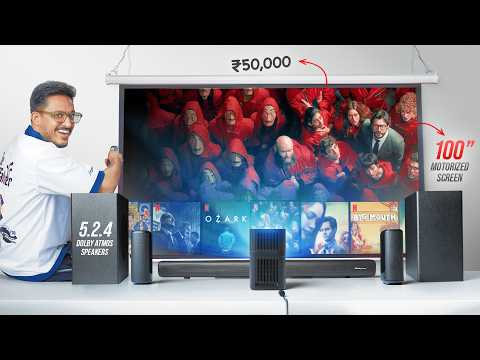 I Created The Best Projector Setup Under ₹50,000!