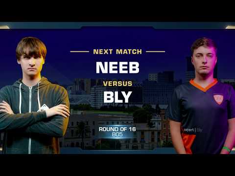 Neeb vs Bly PvZ - Round of 16 - WCS Valencia 2018 - StarCraft II
