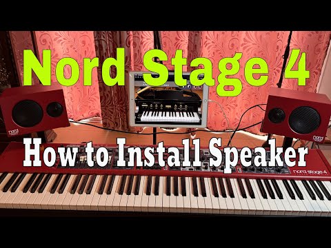 NORD STAGE 4 - How to install Speaker