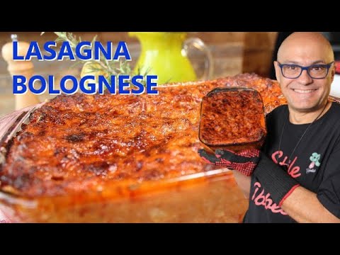 LASAGNE alla BOLOGNESE ricetta della lasagna alla bolognese semplificata