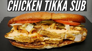 CHICKEN TIKKA SANDWICH BUT MUCH BETTER!