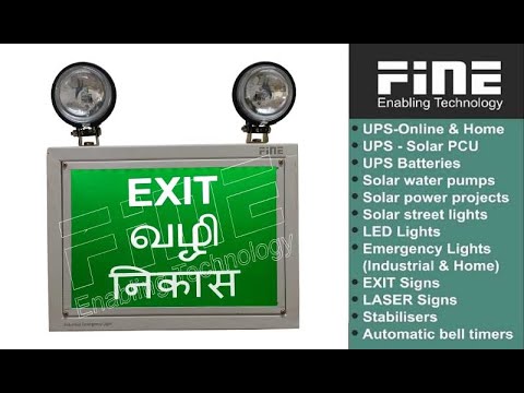 MS Body Cool White Industrial Emergency Led Light, Mounting Type: Wall  Mounting