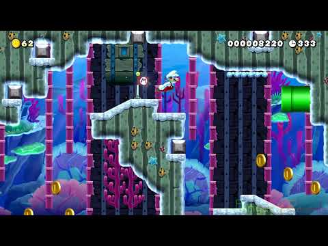 Super Mario Maker 2: 1-3 | Push-Pipe Pond