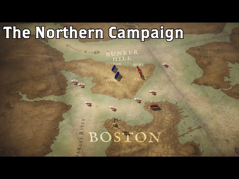 The Revolutionary War in the North: Animated Battle Map