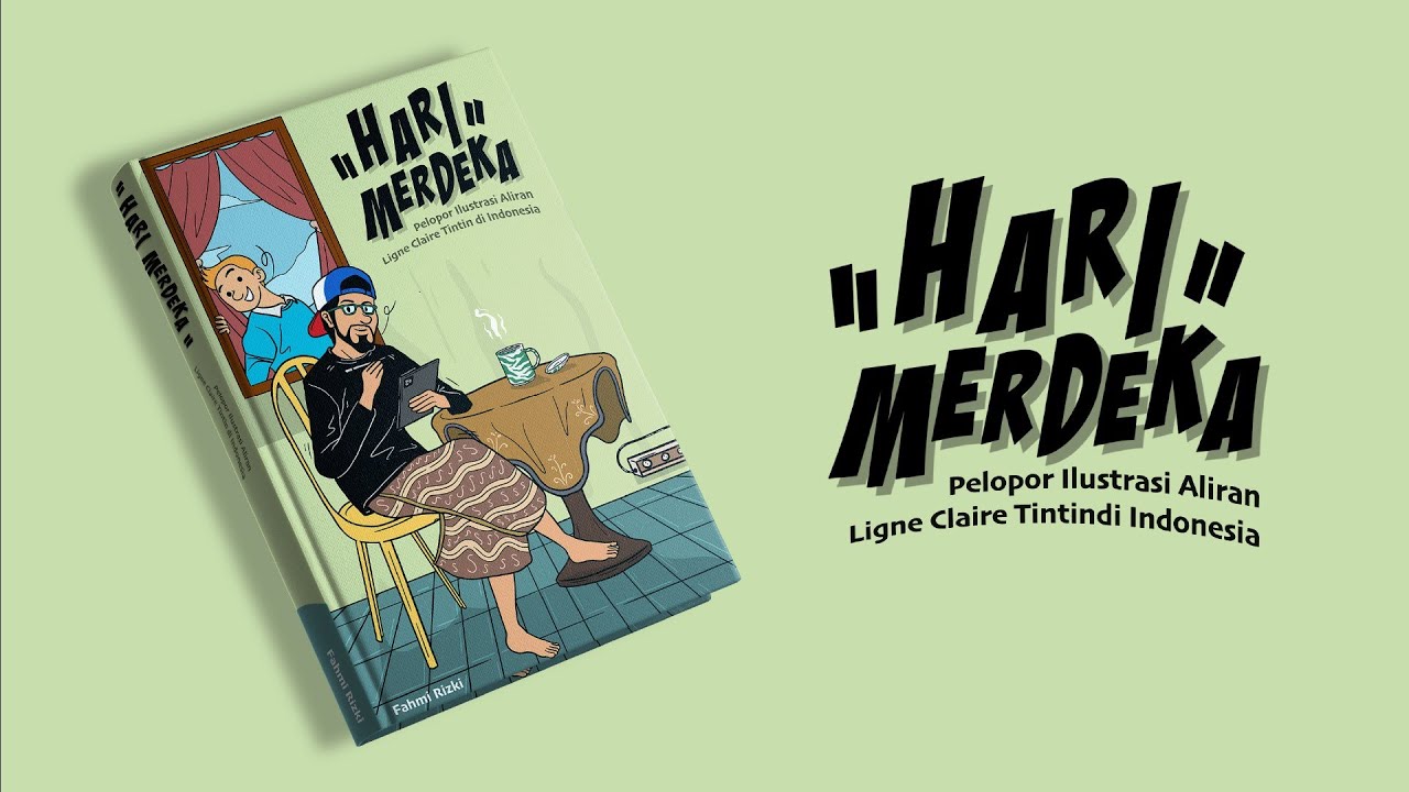 Karya Tugas Akhir DKV | Buku ilustrasi biografi 