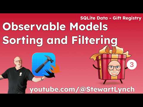 SQLiteData Part 3   Observable Models and Dynamic Sorts and Searches thumbnail