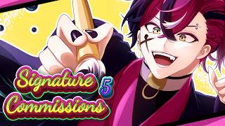 ZATSU & SIGNATURE COMMISSIONS 5【NIJISANJI  EN | Doppio Dropscythe】
