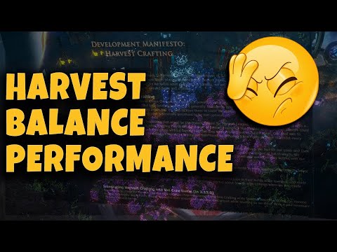 The 3.14 Harvest Manifesto Rant + Balance and Performance Feedback / Criticism | Path of Exile