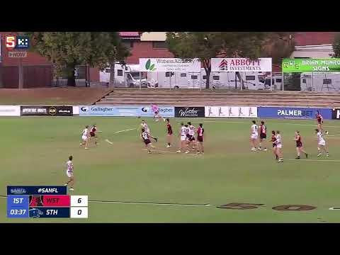 Rd 4 Hostplus SANFL Snapshot - West's Kobe Ryan steals and snaps