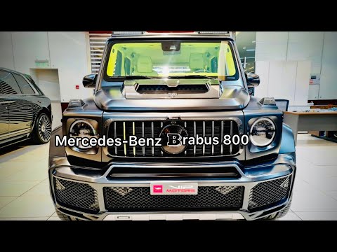 2022 MERCEDES BRABUS G800 BASED ON G63 AMG - LUXURIOUS SUV - DETAIL INTERIOR & EXTERIOR #brabus800