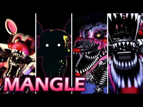 Evolution of Mangle in FNAF (2014-2015)