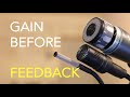 $200 vs $2,000 microphone gain before feedback surprise!
