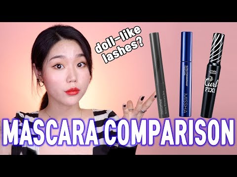 How to make your eyelashes doll-like? With Missha, Innisfree and Etude House.