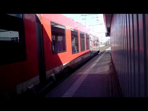 Neumünster HBF Einfahrt einer Regionalbahn von Kiel HBF