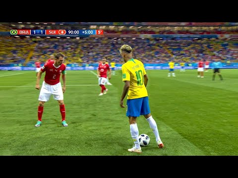 O DIA QUE NEYMAR SOFREU 18 FALTAS EM UM JOGO DE COPA DO MUNDO! | Neymar vs Suiça (17/06/2018)