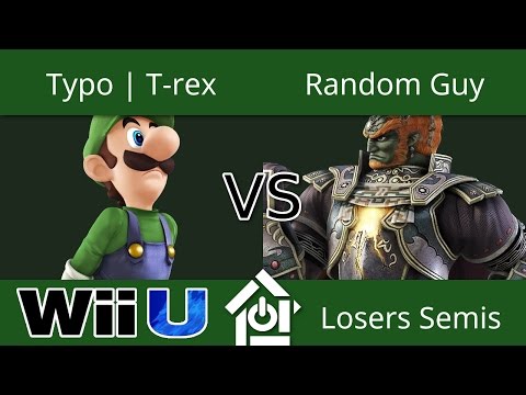 H&V Weekly 9/6/2016 - Typo | T-rex (Luigi) vs Random Guy (Ganondorf) - Smash 4 Losers Semis