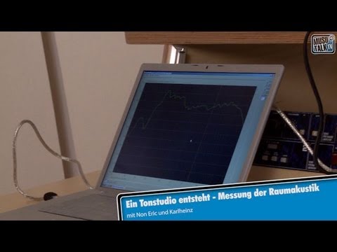 Ein Tonstudio entsteht - Messung der Raumakustik