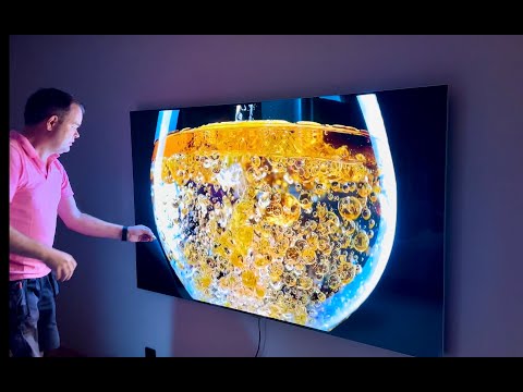 2024 LG OLED G4 83" unboxing and wall mounting