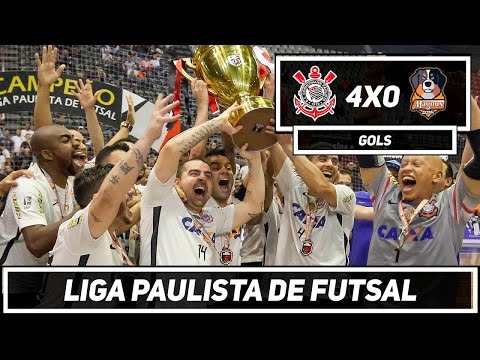 Gols Corinthians 4 x 0 Sorocaba   Final Jogo 2 Liga Paulista de Futsal