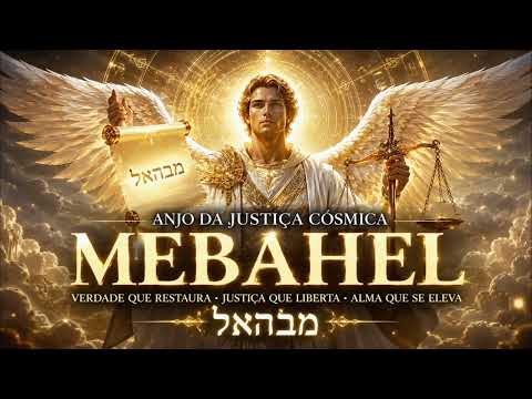 Anjo Mebahel. Anjo da justiça Cósmica.