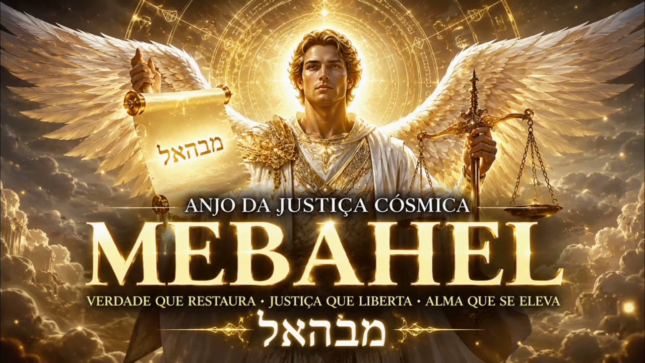 Anjo Mebahel. Anjo da justiça Cósmica.