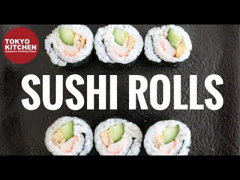 How to make standard sushi rolls. Don't roll ! Fold !