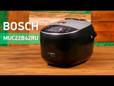 Мультиварка Bosch MUC22B42RU черный - Видео