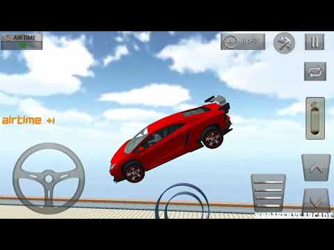 Extreme Car Stunts 3D | New Car Unlocked Red Sport cAr: Impossible Stunts - Android GamePlay 2019
