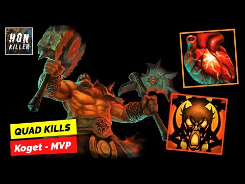 HoN Berzerker BEHEMOTH'S HEART with SYMBOL OF RAGE - MVP