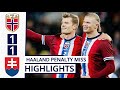 🔴Norway vs Slovakia (1-1) HIGHLIGHTS: Haaland Penalty Miss!🤯