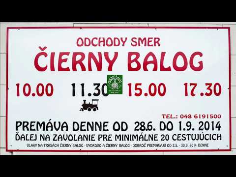 Cierny - Balog narrow gauge railroad, Slovakia