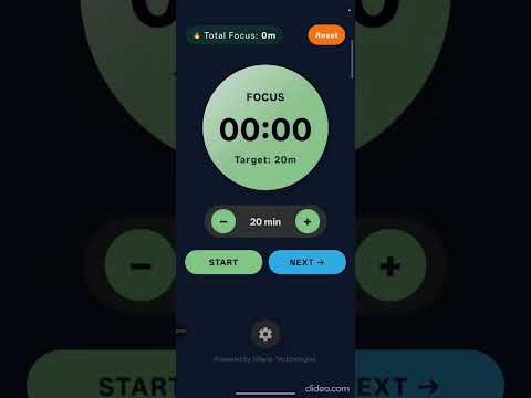 Simple Focus Break Timer
