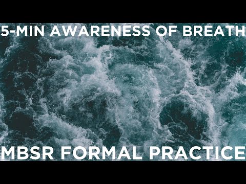 5 Min | Awareness of Breath | MBSR Guided Practice