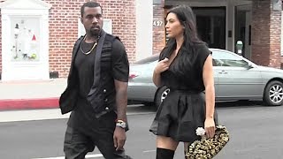 Kim Kardashian Is Super Sexy For Lunch Date With Kanye [2012]
