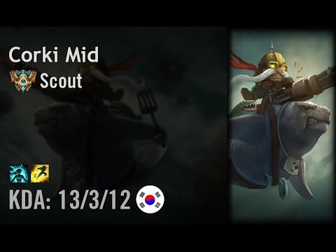 Corki Mid vs Twisted Fate - Scout - KR Challenger Path 6.3