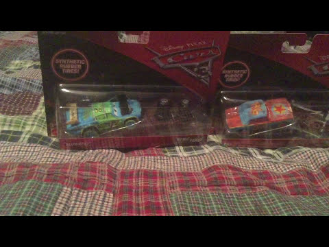 Cars 3 superfly and bill demolition derby cars