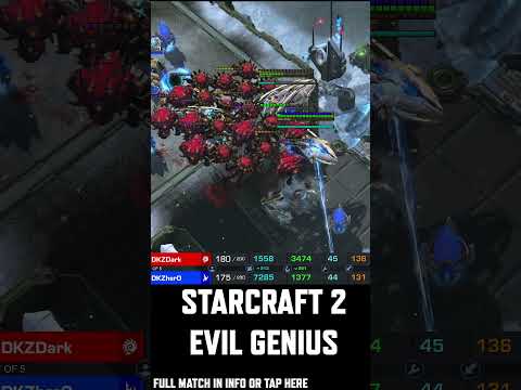 Dark 200 IQ Zerg micro! StarCraft 2