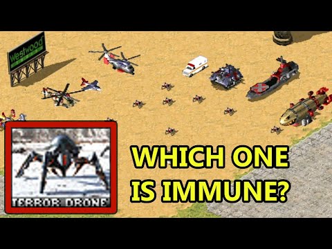 Terror Drone vs Unusual Targets - Red Alert 2