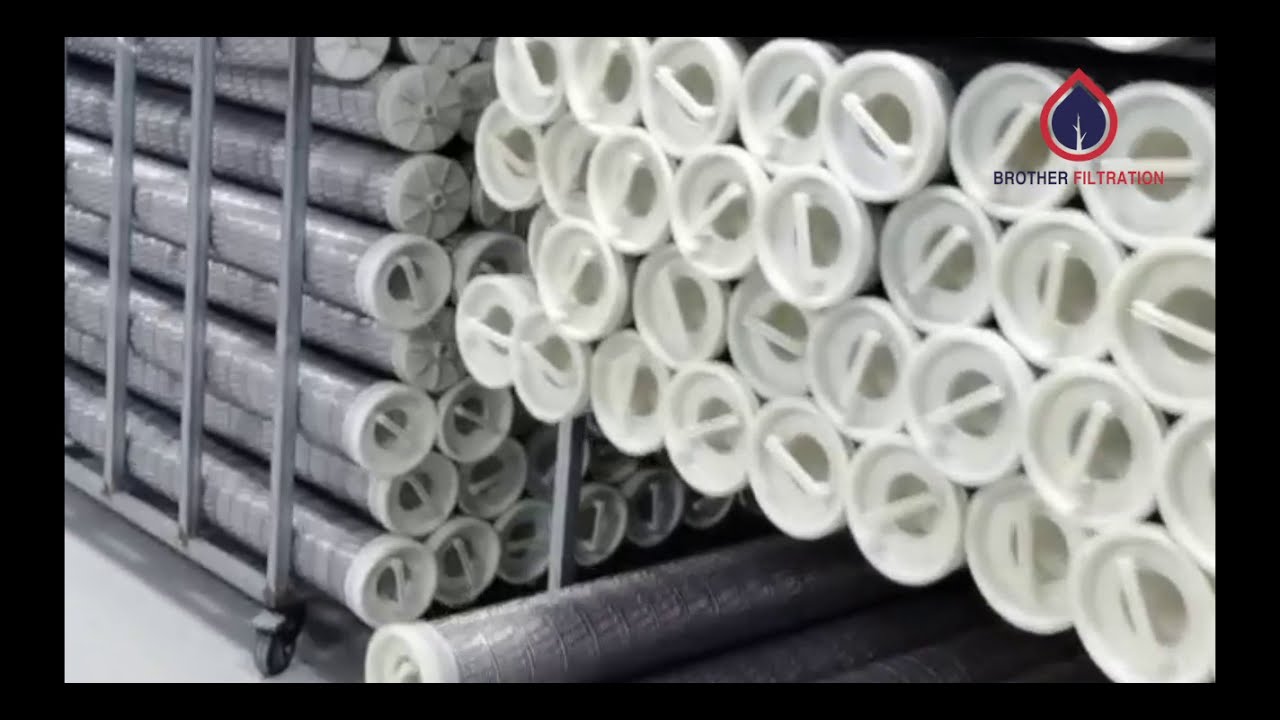 Production Showing of high flow cartridge filter from Brother Filtration