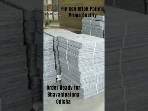 Recycled Plastic Pallets for Fly Ash Bricks