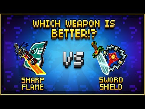 Sharp Flame VS Sword & Shield - Pixel Gun 3D