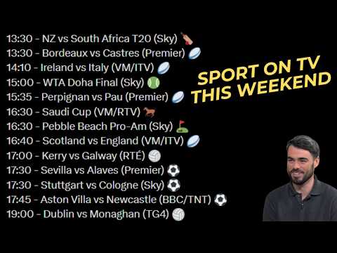 Sport on TV This Weekend - GAA | Six Nations | FA Cup