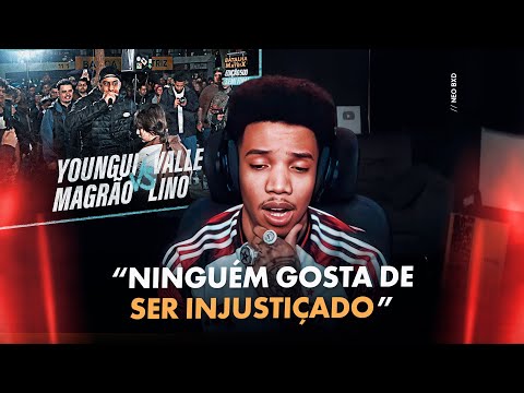 NEO REAGE A YOUNGUI E MAGRÃO X VALLE E LINO BATALHA DA MATRIX 