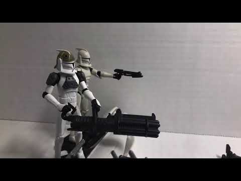 Hunt for grievous "part 1" (Star Wars clone wars stop motion)